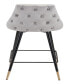 Фото #8 товара 36" Steel, Polyester Piccolo Pencil Legs Counter Chair