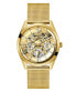 Фото #1 товара Guess Herren Armbanduhr TAILOR Edelstahl gold GW0368G2