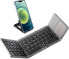 Фото #2 товара Samsers Foldable Bluetooth Keyboard - Portable Wireless with Stand Holder, Rechargeable Ultra Slim Compatible with iOS Android Windows Smartphone Tablet Laptop Black