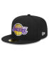 Фото #4 товара Men's Black Los Angeles Lakers 2024 NBA All-Star Game Rally Drive Side Patch 59FIFTY Fitted Hat