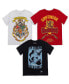 ფოტო #1 პროდუქტის Toddler Boys 3 Pack Pullover T-Shirts to