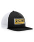 ფოტო #4 პროდუქტის Men's Black, White Pittsburgh Pirates Foam Trucker Snapback Hat