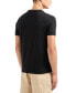 Men's Short Sleeve Black and Gold Capsule Gradient Logo T-Shirt