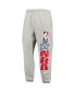 ფოტო #3 პროდუქტის Men's Heathered Gray NBA Team 31 75th Anniversary Courtside Fleece Jogger Pants