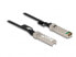 Delock 84204 - 2 m - SFP+ - SFP+ - Male/Male - Black - Silver - 10 Gbit/s