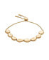 ფოტო #1 პროდუქტის Women's Organic Pebble Gold-Tone Stainless Steel Bracelet