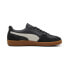 Фото #2 товара Puma Palermo Leather 39646403 Mens Black Lace Up Lifestyle Sneakers Shoes 10