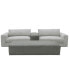 Фото #3 товара CLOSEOUT! Roral 4-Pc. Fabric Sofa with Leather Arm Table and Bench