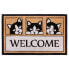 Фото #1 товара Fußmatte Kokos Welcome Cats