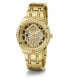 Guess Damen Armbanduhr Allara Multifunktion skeleton Gold GW0604L2