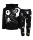 ფოტო #1 პროდუქტის Nightmare Before Christmas Fleece Hoodie and Pants Outfit Set Toddler to Big Kid