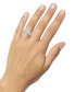 Blue Topaz (1-1/10 ct. t.w.) & Lab Grown White Sapphire (1/4 ct. t.w.) Ring in Sterling Silver