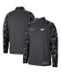 Men's Charcoal Virginia Tech Hokies OHT Military-Inspired Appreciation Long Range Raglan Quarter-Zip Jacket