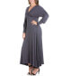 Фото #2 товара Платье макси с рукавами бишоп 24seven Comfort Apparel