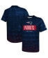 Фото #1 товара Men's Navy New England Patriots Combine Authentic Sweep T-shirt
