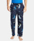 ფოტო #1 პროდუქტის Men's Cotton Sailboat-Print Pajama Pants