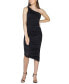 Women's One Shoulder Ruched Bodycon Dress