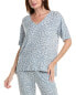 Donna Karan Pajama Top Women's Grey L - фото #1