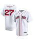 Men's Carlton Fisk White Boston Red Sox Home Limited Player Jersey