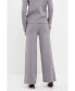 ფოტო #3 პროდუქტის Women's Knit Wide Pants