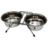 FREEDOG 350ml Suport Double Stainless Steel Bowl Серебристый - фото #2