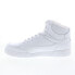Фото #9 товара Fila BBN 92 Mid 1CM00840-100 Mens White Leather Lifestyle Sneakers Shoes