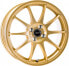 Фото #1 товара Колесный диск литой RFK Wheels SLS401 satin gold 7x17 ET18 - LK4/108 ML65.1