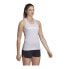 Women's Sleeveless T-shirt Adidas Essentials Linear Light mauve