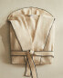 (320 gxm²) cotton bathrobe with overlock