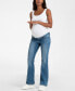 ფოტო #5 პროდუქტის Women's Maternity Cotton Bootcut Maternity Jeans