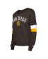 ფოტო #4 პროდუქტის Women's Brown San Diego Padres Game Day Crew Pullover Sweatshirt