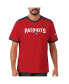 Фото #5 товара Men's Red, Navy New England Patriots Mesh Back T-shirt