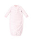 ფოტო #4 პროდუქტის Baby Boys Fleece Gown 3pk, Unicorn, 0-6 Months