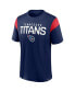 Фото #3 товара Men's Navy Tennessee Titans Home Stretch Team T-shirt