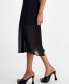 ფოტო #2 პროდუქტის Women's Pull-On Chiffon Midi Skirt, Created for Macy's