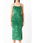 ფოტო #1 პროდუქტის Women's Print Velvet Slip Dress