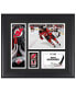 Фото #1 товара Nico Hischier New Jersey Devils Framed 15" x 17" Player Collage with a Piece of Game-Used Puck