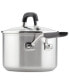 Фото #14 товара Stainless Steel 2 Quart Induction Sauce Pan with Measuring Marks and Lid