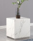 Фото #3 товара Zhuri 22" Faux Marble Square End Table