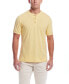 ფოტო #6 პროდუქტის Men's Short Sleeve Melange Henley Shirt