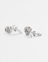 Фото #4 товара Kingsley Ryan silver gem set petals ear crawler in sterling silver