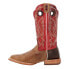 Фото #3 товара Durango Prca Collection Bison Square Toe Cowboy Mens Red, Red Casual Boots DDB0