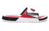 Фото #3 товара Jordan Hydro II Retro 乔2 时尚休闲拖鞋 白黑红 / Спортивные тапочки Jordan Hydro 644935-101