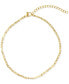 ფოტო #6 პროდუქტის Gold Tarnish Resistant Adjustable 9-11" Herringbone, Valentina and Mariner Chain Anklet Set