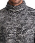 ფოტო #3 პროდუქტის Men's Oversized Marled Turtleneck Sweater