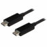 Фото #1 товара Кабель USB C Startech USB31CC1M Чёрный 1 m