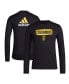 Фото #1 товара Men's Black Columbus Crew Local Pop AEROREADY Long Sleeve T-shirt