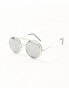 Spitfire lennon flip up sunglasses in silver mirror Серебристый - фото #3