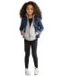 Фото #1 товара Toddler and Little Girls Denim Trucker Jacket