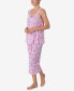 Фото #3 товара Women's Sleeveless Cropped PJ Set